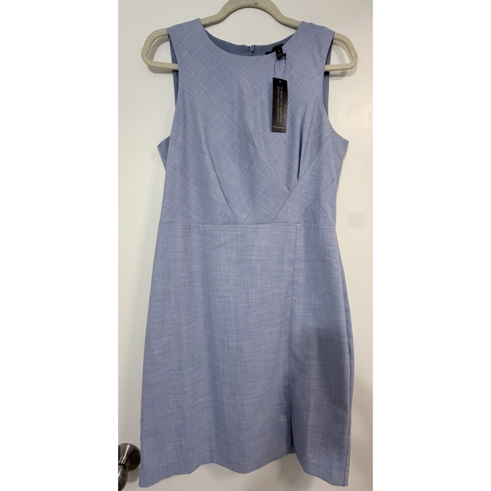 NWT Banana Republic Skyblue Stretch Sleeveless Sheath Dress Sz 10
